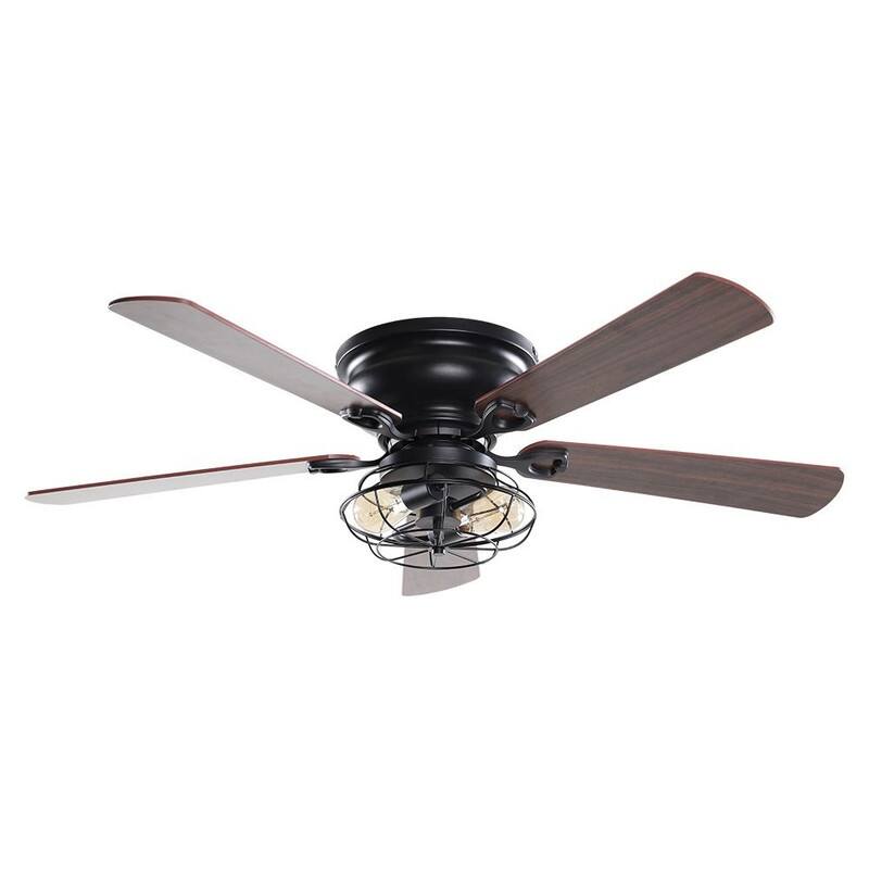 48-Inch Indoor LED Ceiling Fan With Light Kit and Remote Control