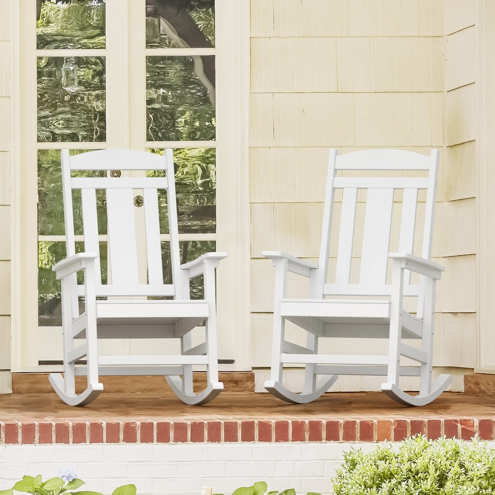 White Plastic Outdoor Rocking Chairs Bed Bath Beyond