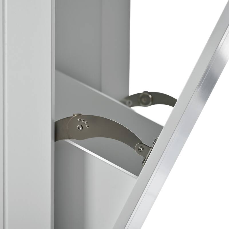 48.50'' Fluted Kitchen Island with Power Outlet, Rolling Wheels, 3 Drawer, 3 Open Side Racks and 10 Gallon Garbage Bin