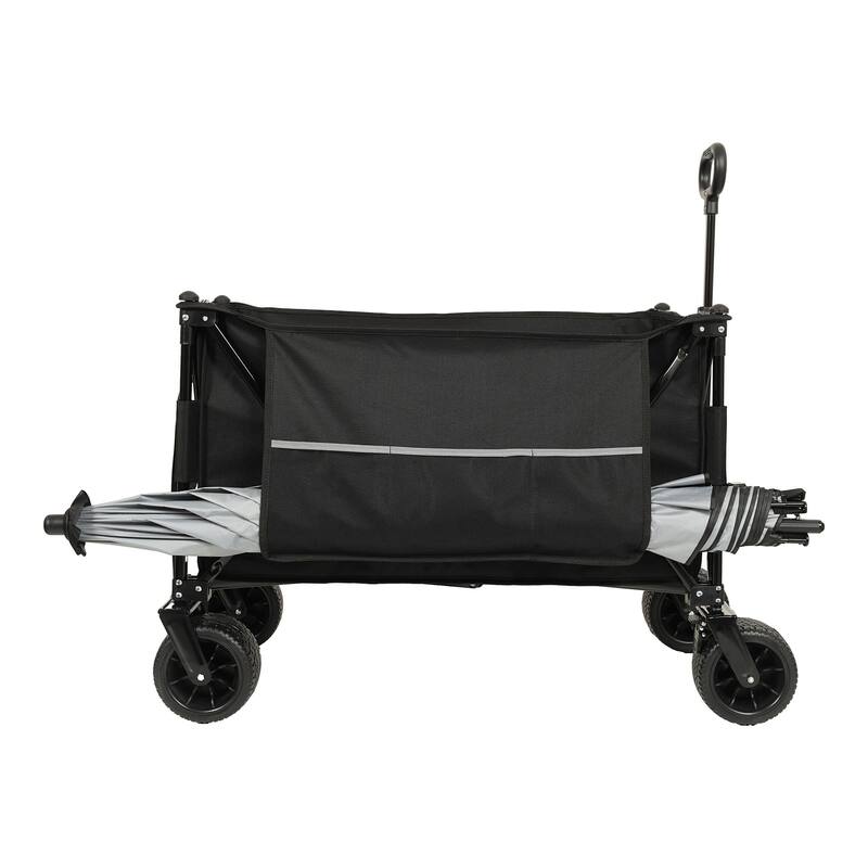 Foldable trolley with ceiling