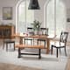 Option Antique Black Chairs and Bench