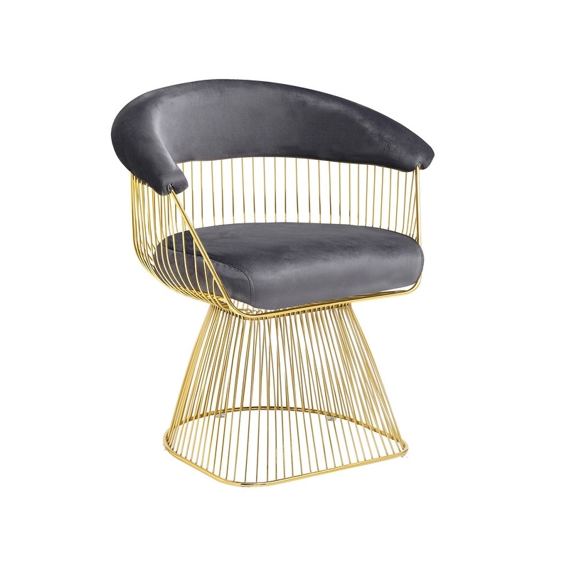 Gold frame accent clearance chair