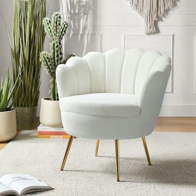 Xabier Cute Modern Upholstered Barrel Chair Accent Chair with Tufted Back by HULALA HOME