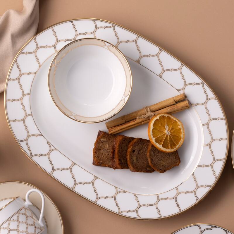 Eternal Palace Oval Platter, 14"