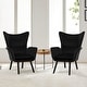 preview thumbnail 10 of 92, Upholstered Wingback Armchair Leisure Accent Chair, Single - 40.55" H x 28.34" W x 33.1" D