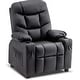 preview thumbnail 7 of 34, MCombo Big Kids Recliner Chair with Cup Holders - 28.3"(L)x26.0"(W)x34.2"(H)