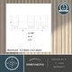 preview thumbnail 6 of 10, Park Ridge Bathroom Vanity Lighting Wall Fixture, Clear Glass Shade, Dimmable, LED Compatible, Over Mirror Mount Steel