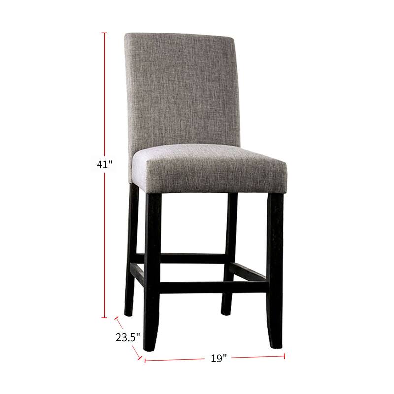 Set of 2 Counter Height Dining Chairs