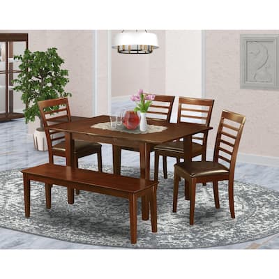 Dinette Table Set 5 Piece - Small Kitchen Table with Chairs - Modern Dining Set