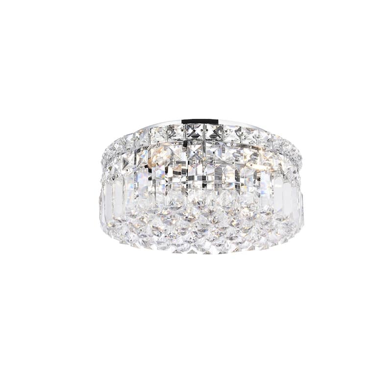 Graham 4-light 12-inch Flush-Mount Chandelier - 12 Inch