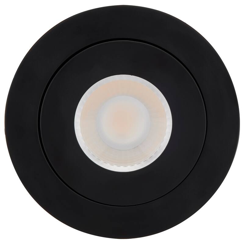 Starfish 9W LED Gimbal Downlight 4 Inch 2700K-5000K RGB Tunable White Remote Driver Black