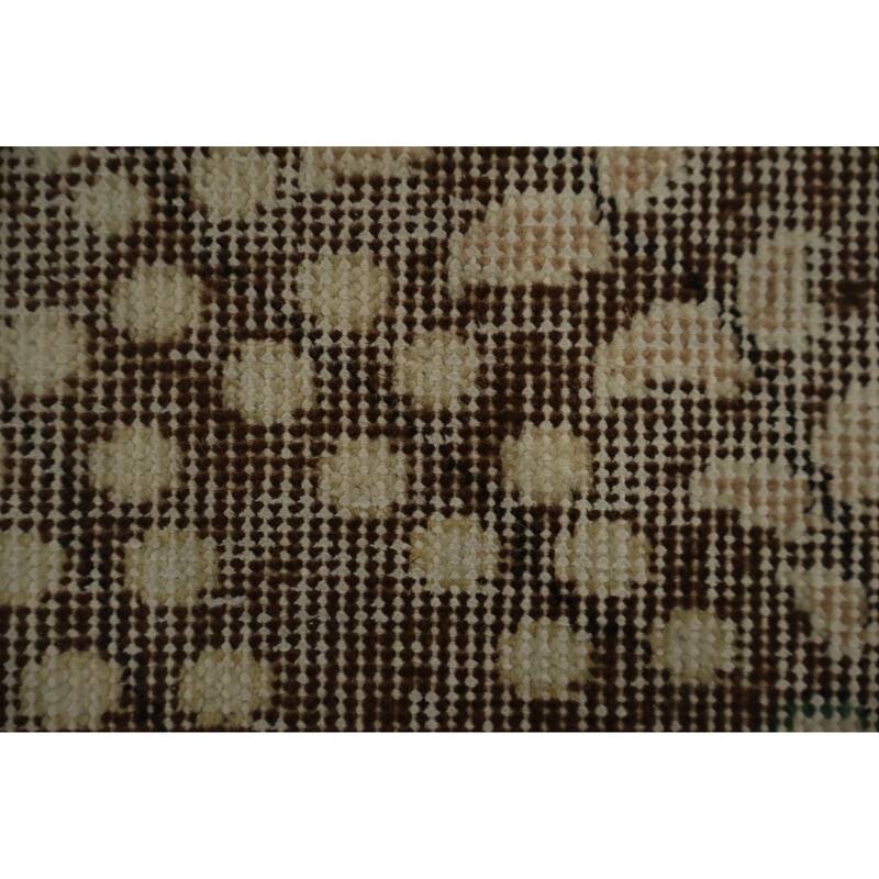 Hand Knotted Oriental 100% Wool Carpet Transitional Floral Beige & Ivories Anatolian Area Rug - 8' 11'' X 5' 3''