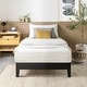 preview thumbnail 36 of 55, Grand Solid Wood 12-inch Platform Bed Frame by Crown Comfort