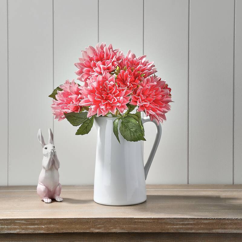 14"Pu Summer Dahlia Bundle - Pink