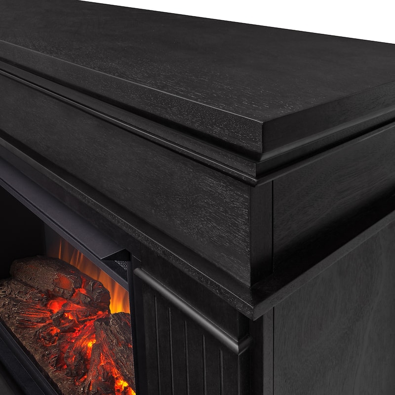 Centennial 55.5" Electric Grand Fireplace in Black by Real Flame