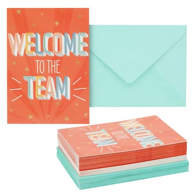 Paper Junkie 36x Blank Greeting Cards with Envelopes for Employee Welcoming Appreciation 5x7
