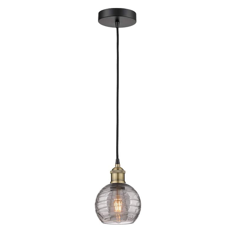 Innovations Lighting 616-1P 8 6 Athens Deco Swirl Pendant Athens Deco