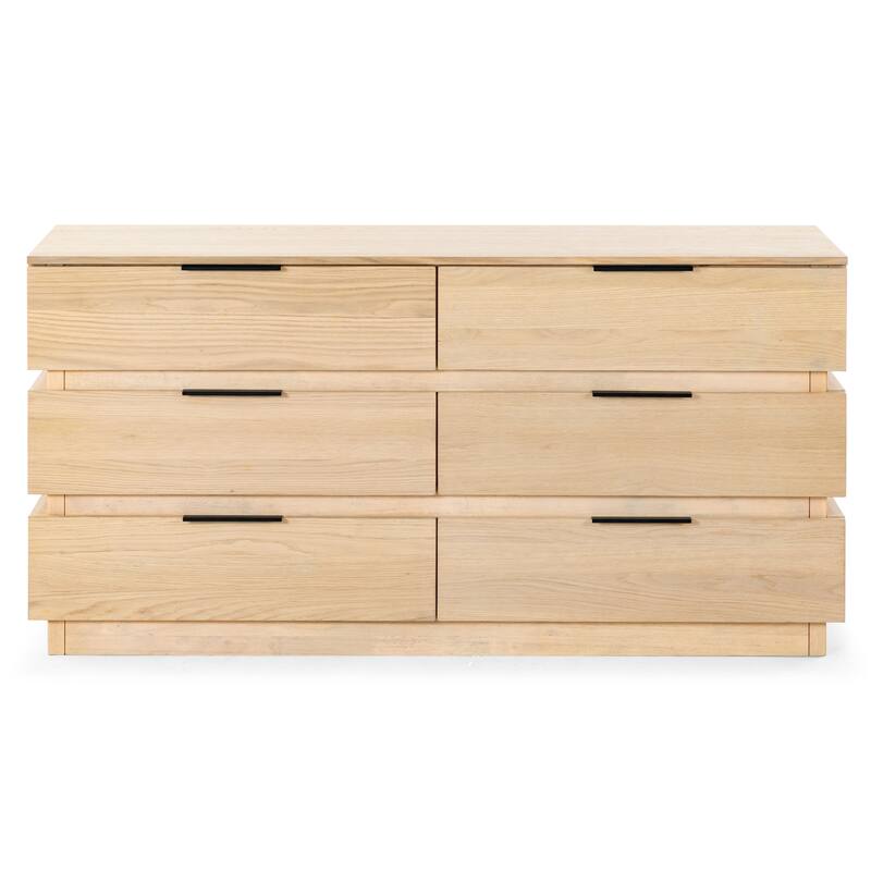 SAFAVIEH Couture Titus 6 Drawer Stacked Dresser