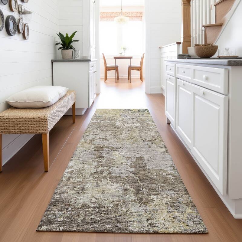 Premium Washable Super Soft Modern Ombre Mayfield Rug - Beige - 2'3" x 7'6"