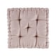 preview thumbnail 15 of 32, Intelligent Designs Charvi Chenille Square Floor Pillow