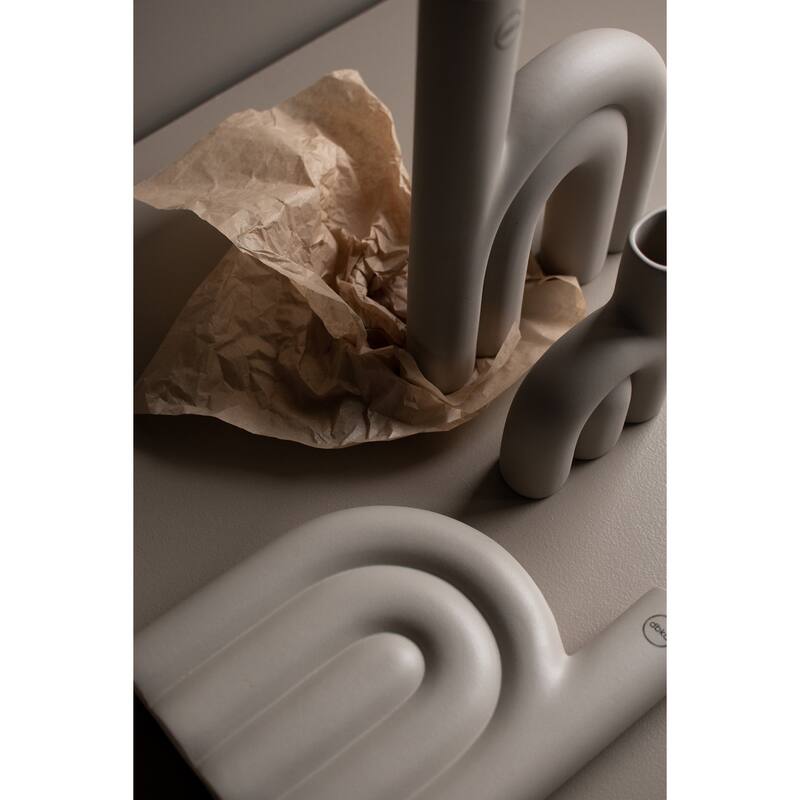 Lg. ROPE Vase Sandy Mole - Sandy mole