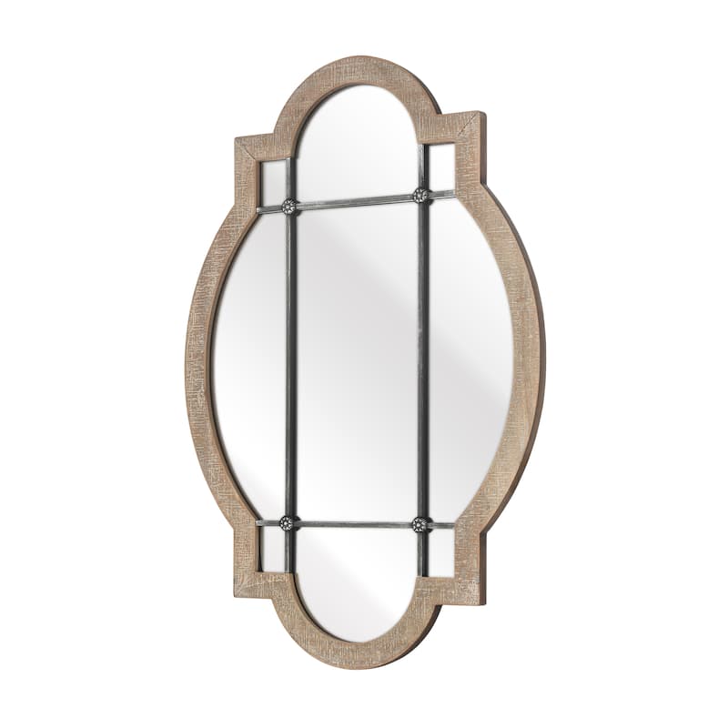 Elk Home Odette Wood Tone Wood Composite 21 Inch Wide Mirror