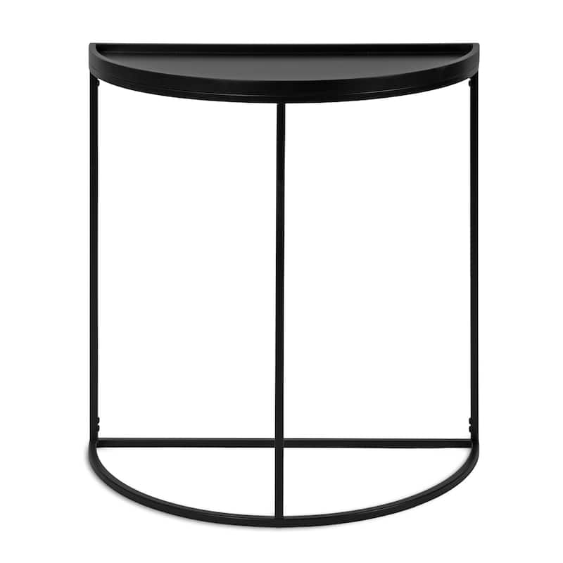 Kate and Laurel Dorrah Half-Circle Console Table