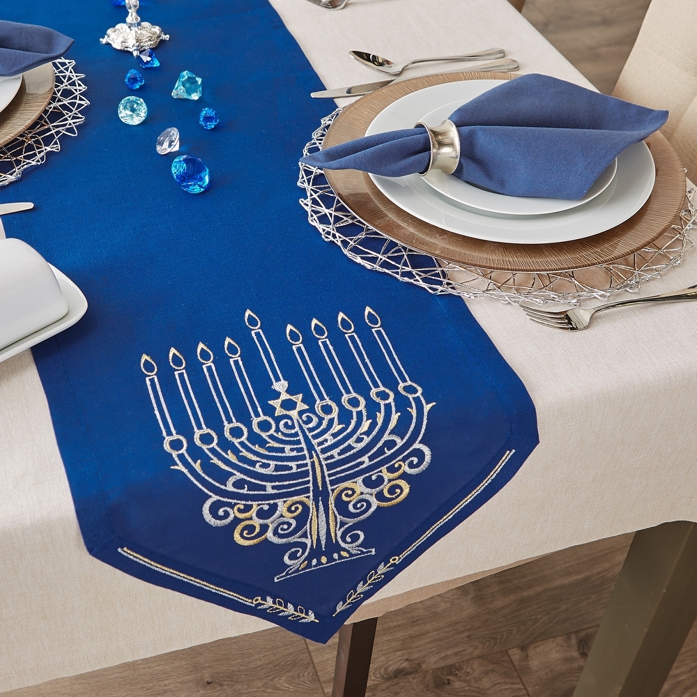 Hanukkah Table Linens