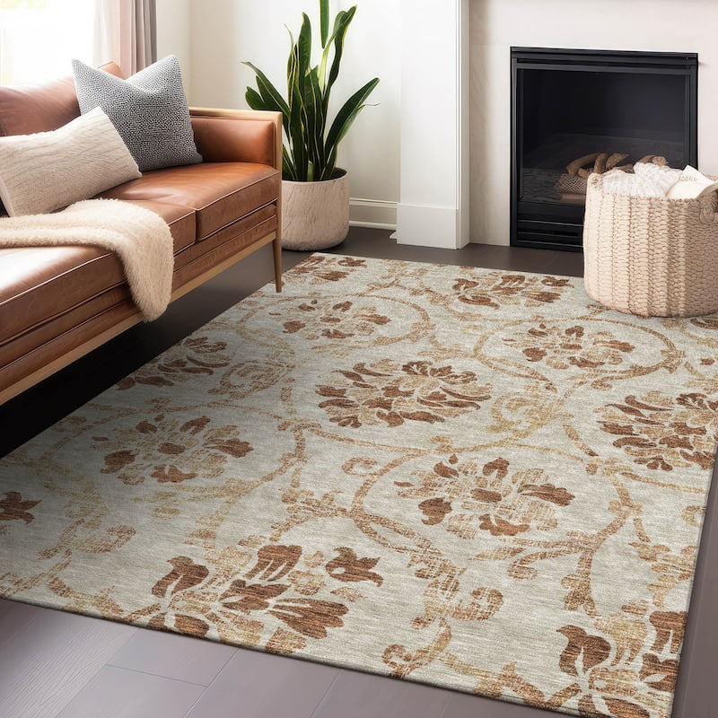 Premium Washable Super Soft Persian Floral Mayfield Rug