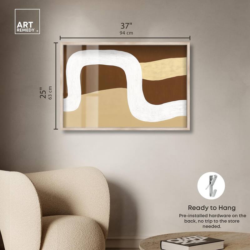 Minimal Wavy II Shadowbox by Art Remedy