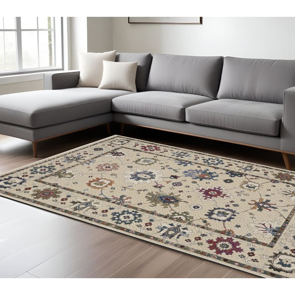 HomeRootsFloral Traditional Runner Area Rug