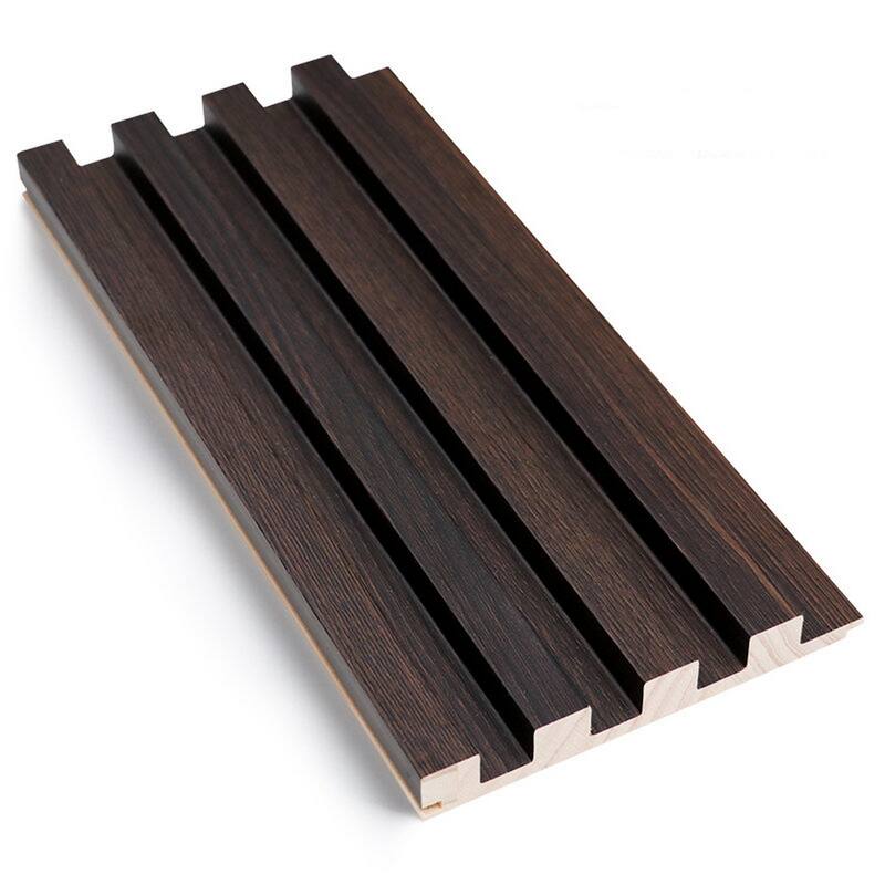 93 in. x 6 in x 0.8 in. Solid Wood Wall Siding Board - 3pc+1pc EndTrim