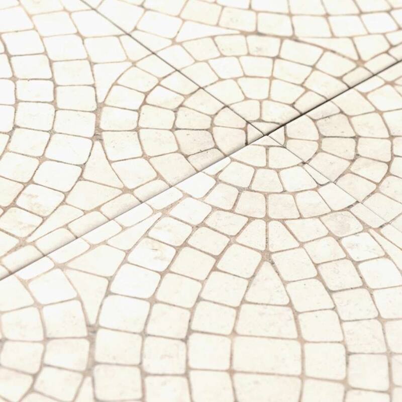 Roman Road 8x8 Matte Porcelain Encaustic Tile - Floor & Wall