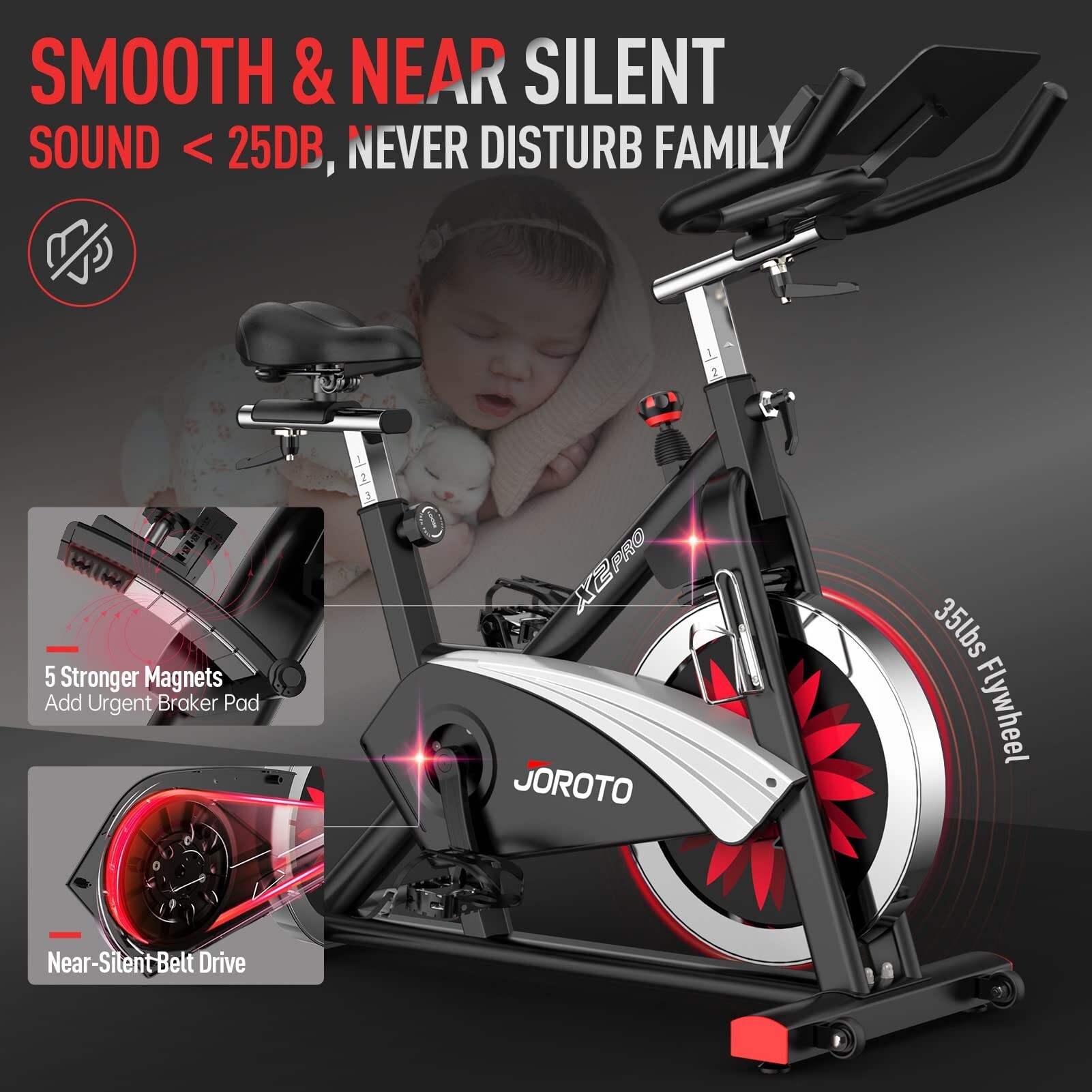 Spin bike belt driven sale