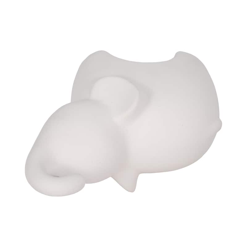 Sagebrook Home Porcelain Elephant Figurines - 7" x 5" x 8"