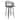 Carbon Loft Evan Swivel Bar Stool in Black Brush Wood and Grey Faux Leather
