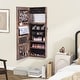 preview thumbnail 4 of 29, Costway Door Wall Mount Touch Screen LED Light Mirrored Jewelry - See Details