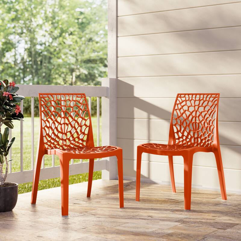 Karissa set of Two Outdoor Patio Dining Chairs