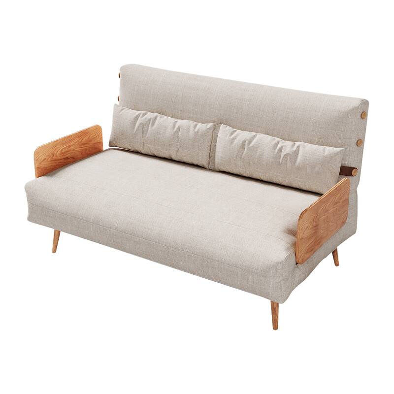 JASIWAY 59.1'' Modern Upholstered Sofa Bed