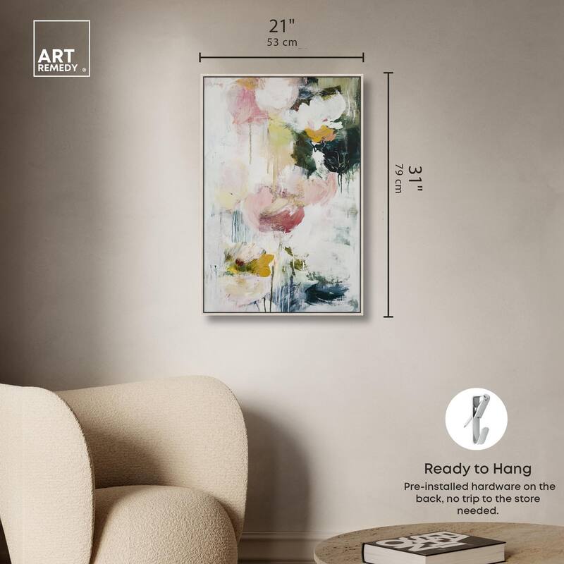 Dripping Colors IV Canvas by Art Remedy