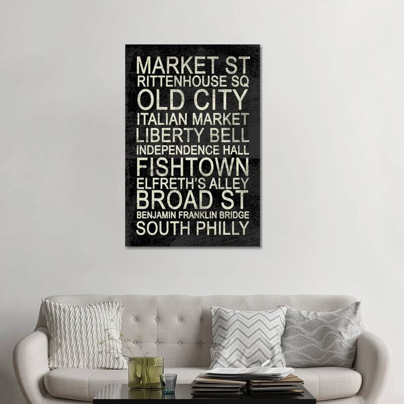 iCanvas "Philly" by Erin Clark Canvas Print - 48x32x1.5