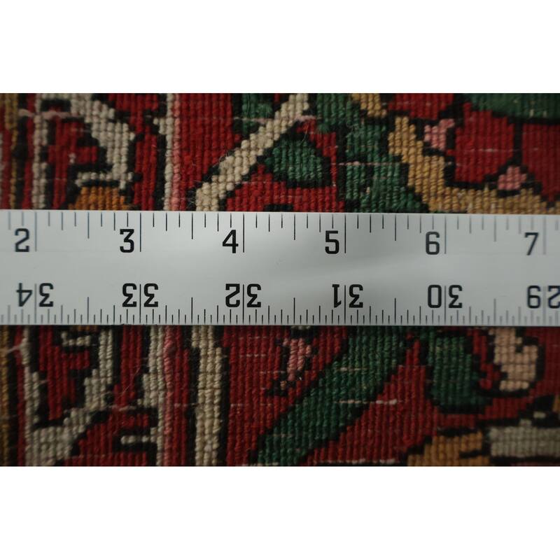 Hand Knotted Oriental 100% Wool Carpet Traditional All-Over Navy Blue & Blues Bidjar Area Rug - 10' 5'' X 7' 4''