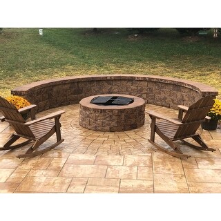 Hollywood Outdoor Adirondack Acacia Rocking Chair by Christopher Knight Home