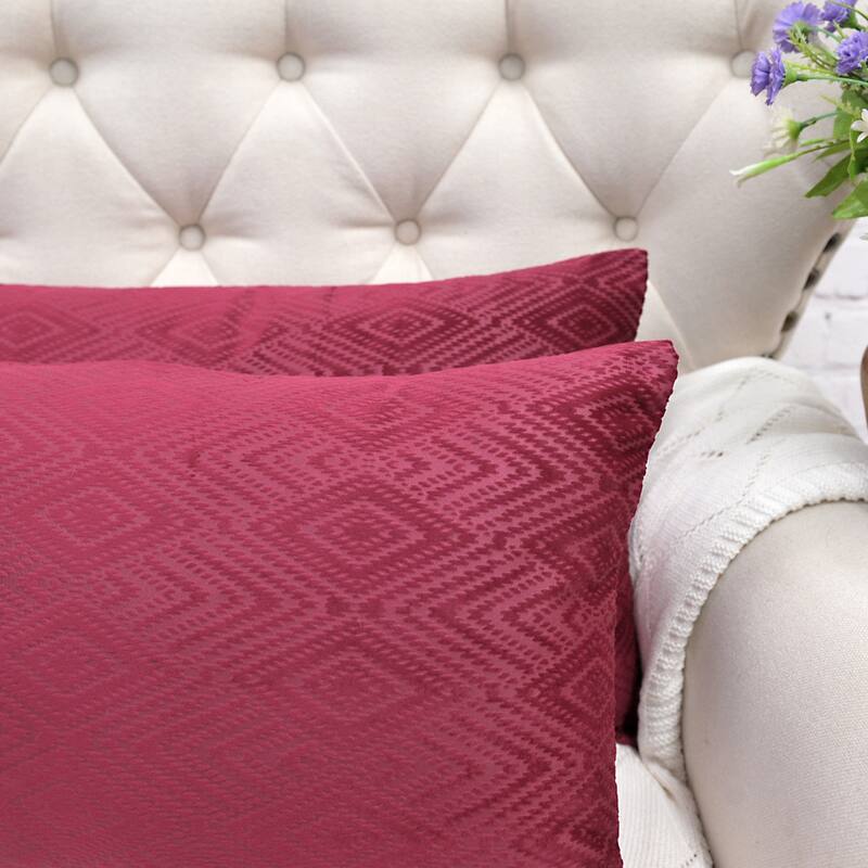 Tonopah Ikat Velvet Throw Pillow Cover Set, NO INSERT