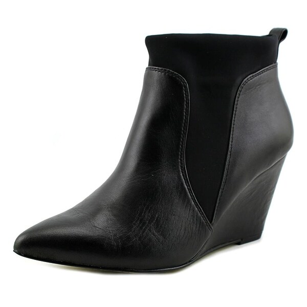 Bella Vita Deryn Women W Pointed Toe Synthetic Black Ankle Boot