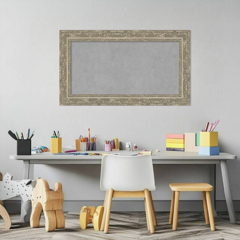 Amanti Art Filigree Gloss Black Framed