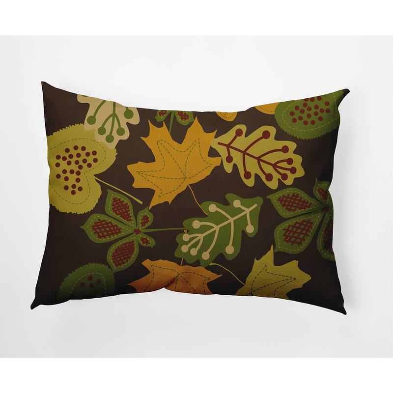 Fall Leaves Decorative Throw Pillow