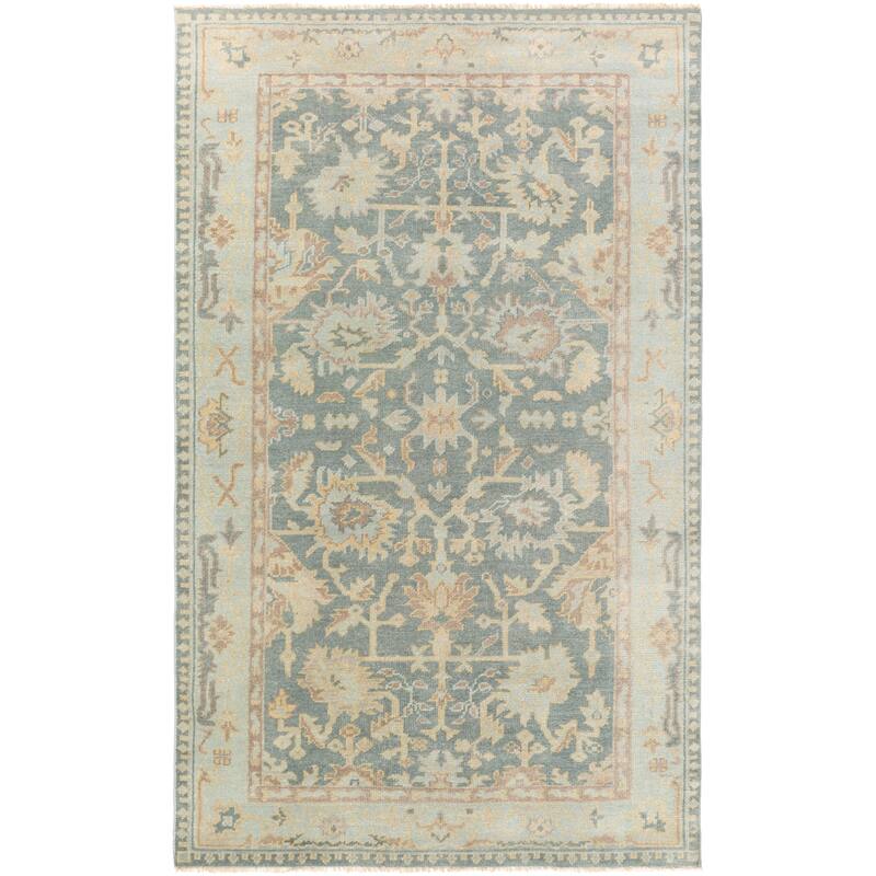 Hand Knotted Goodwin Wool Area Rug - 3'6" x 5'6" - 3'6" x 5'6" - 3'6" x 5'6" - Slate