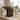 47" Round Dining Table for 4-6, Modern Fluted Kitchen Dinner Table with Pedestal Base - 47.2" L x 47.2" W x 29.5" H