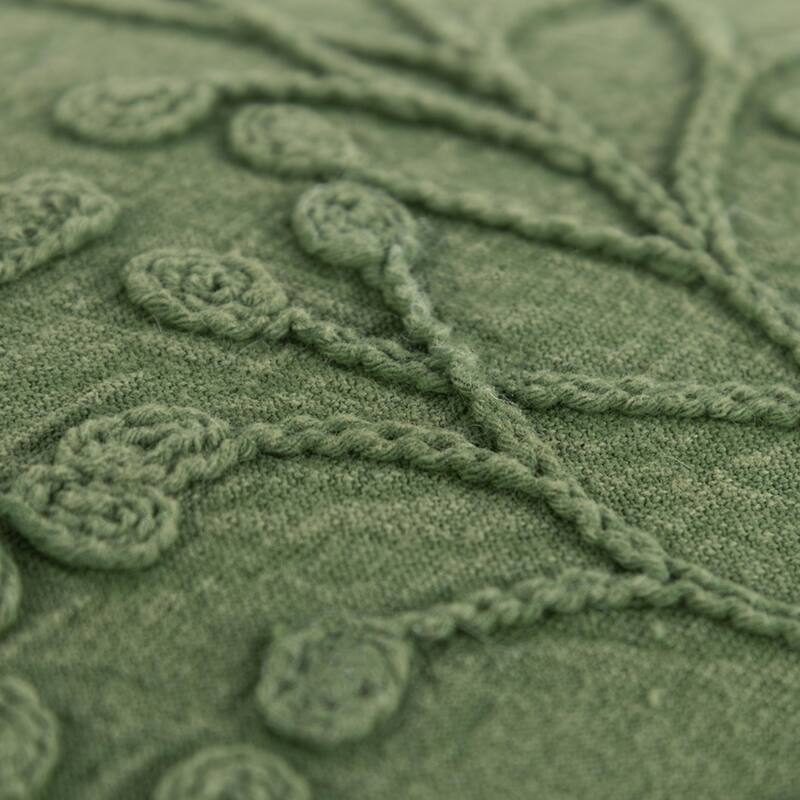 Botanical Cotton Casement Pillow Cover